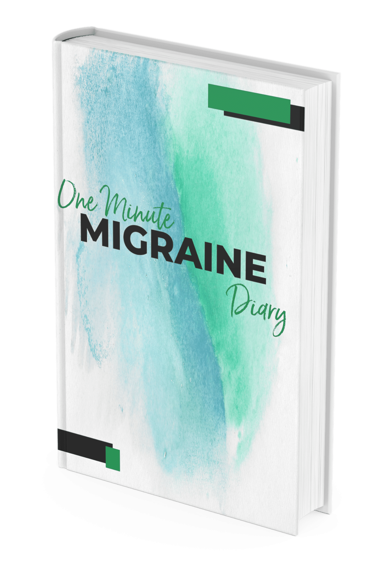 Cover mockup One Minute Migraine Diary (6 × 9 in) (1)