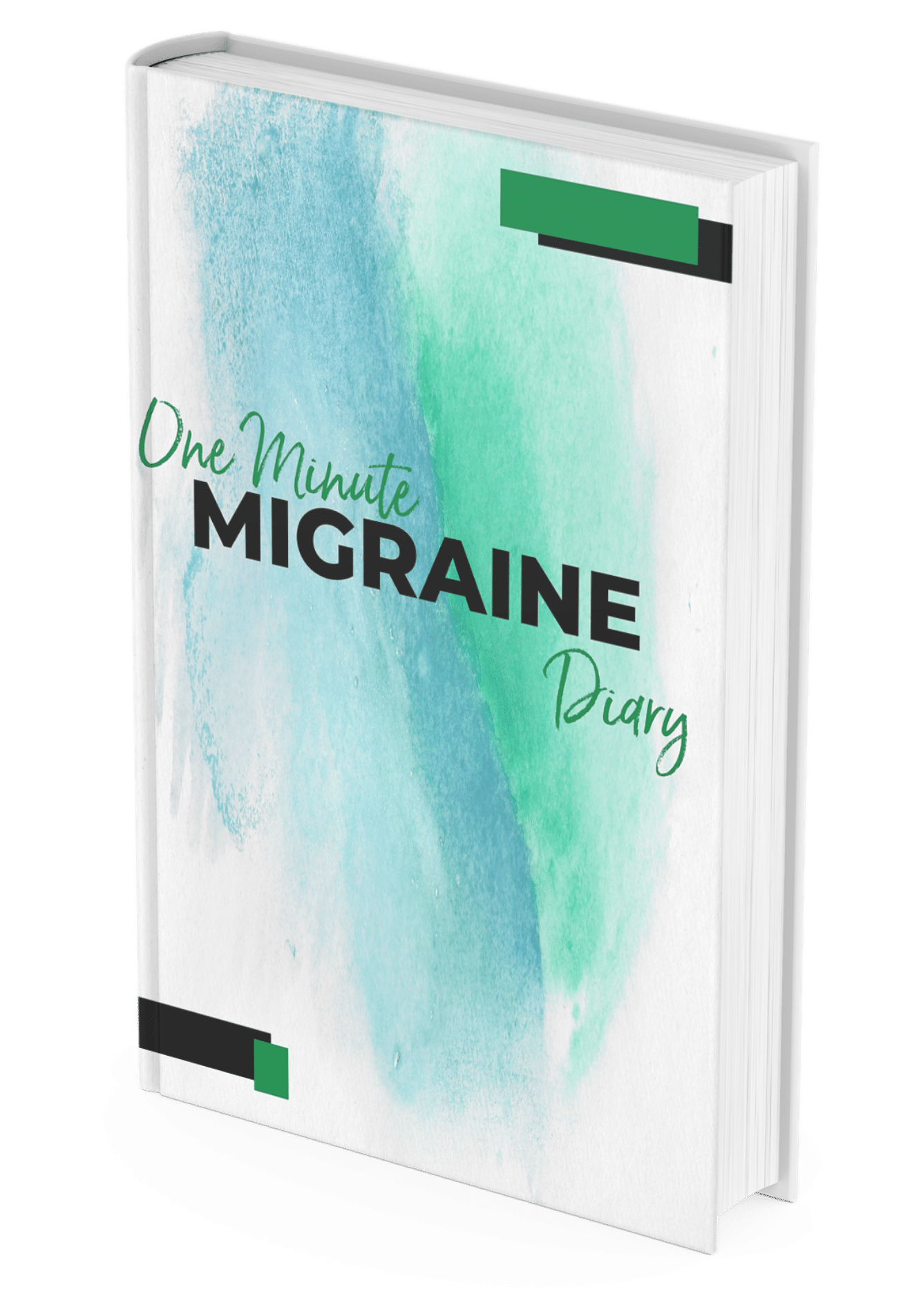 Cover mockup One Minute Migraine Diary (6 × 9 in) (1)